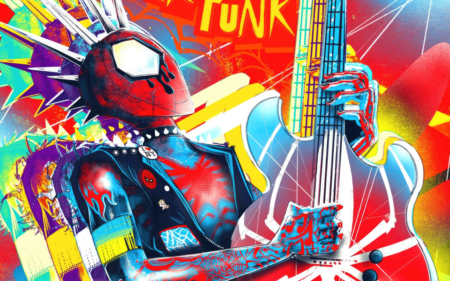 1440x900 Spider Punk In Spider Man Across The Spider Verse 4k Wallpaper ...