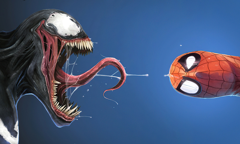 800x480 Spider Venom Funny 4k 800x480 Resolution HD 4k Wallpapers ...