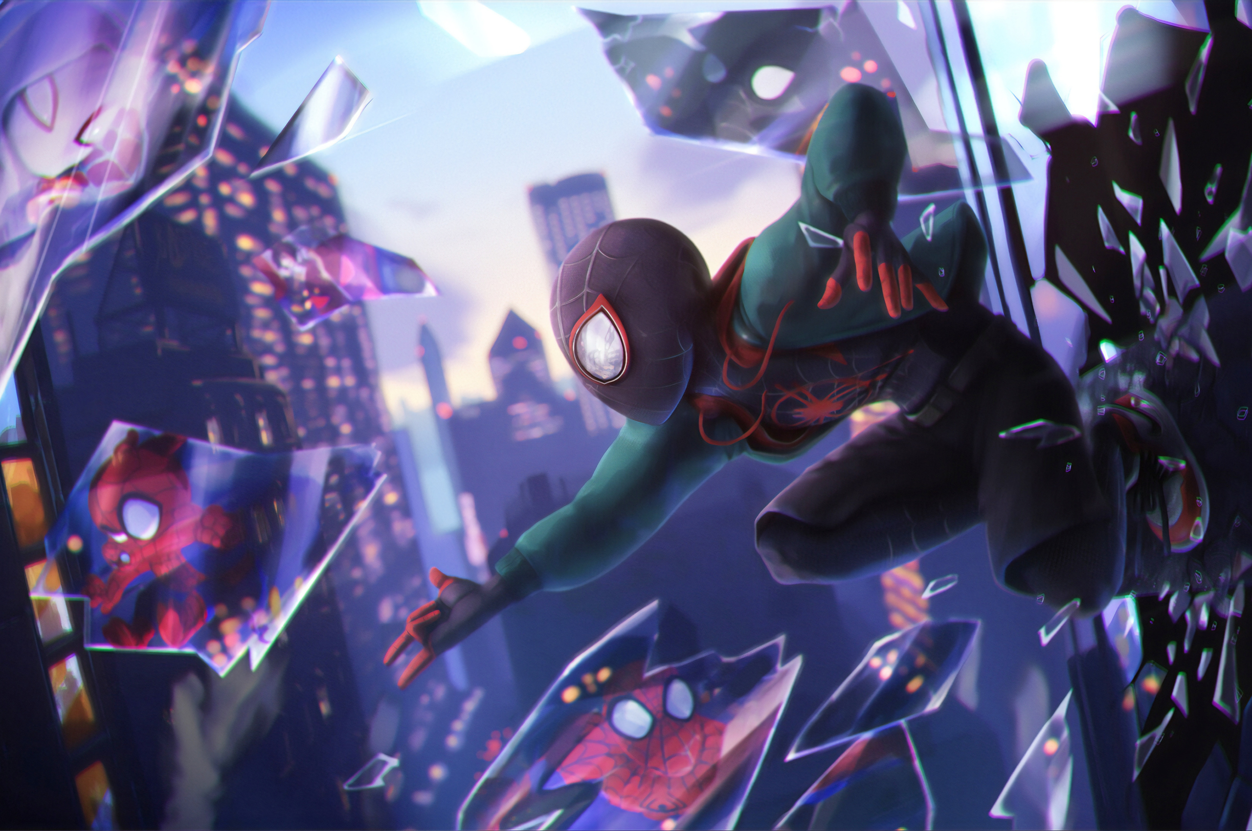 2560x1700 Spider Verse All Heroes Chromebook Pixel HD 4k Wallpapers,  Images, Backgrounds, Photos and Pictures