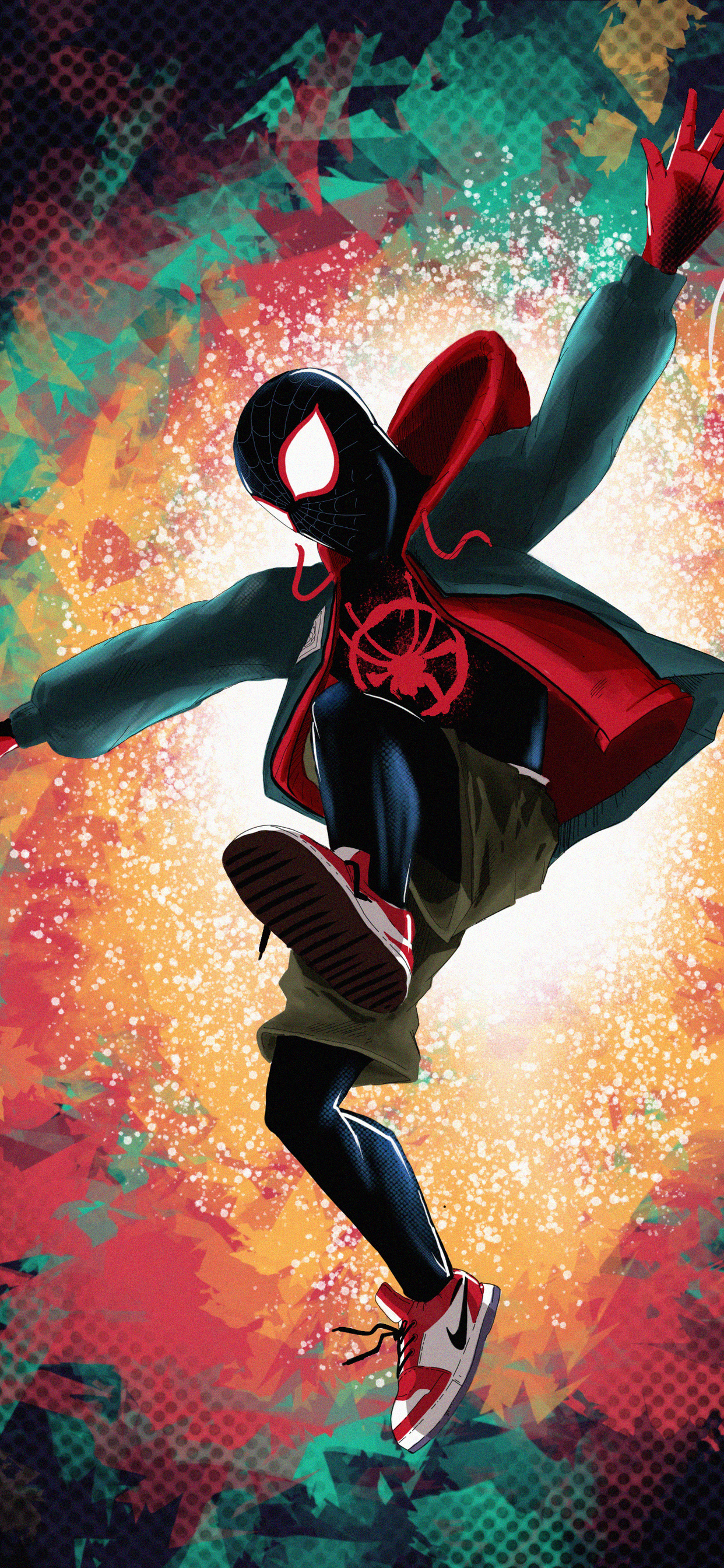 1242x2688 Spider Verse Artworks Iphone XS MAX HD 4k Wallpapers, Images