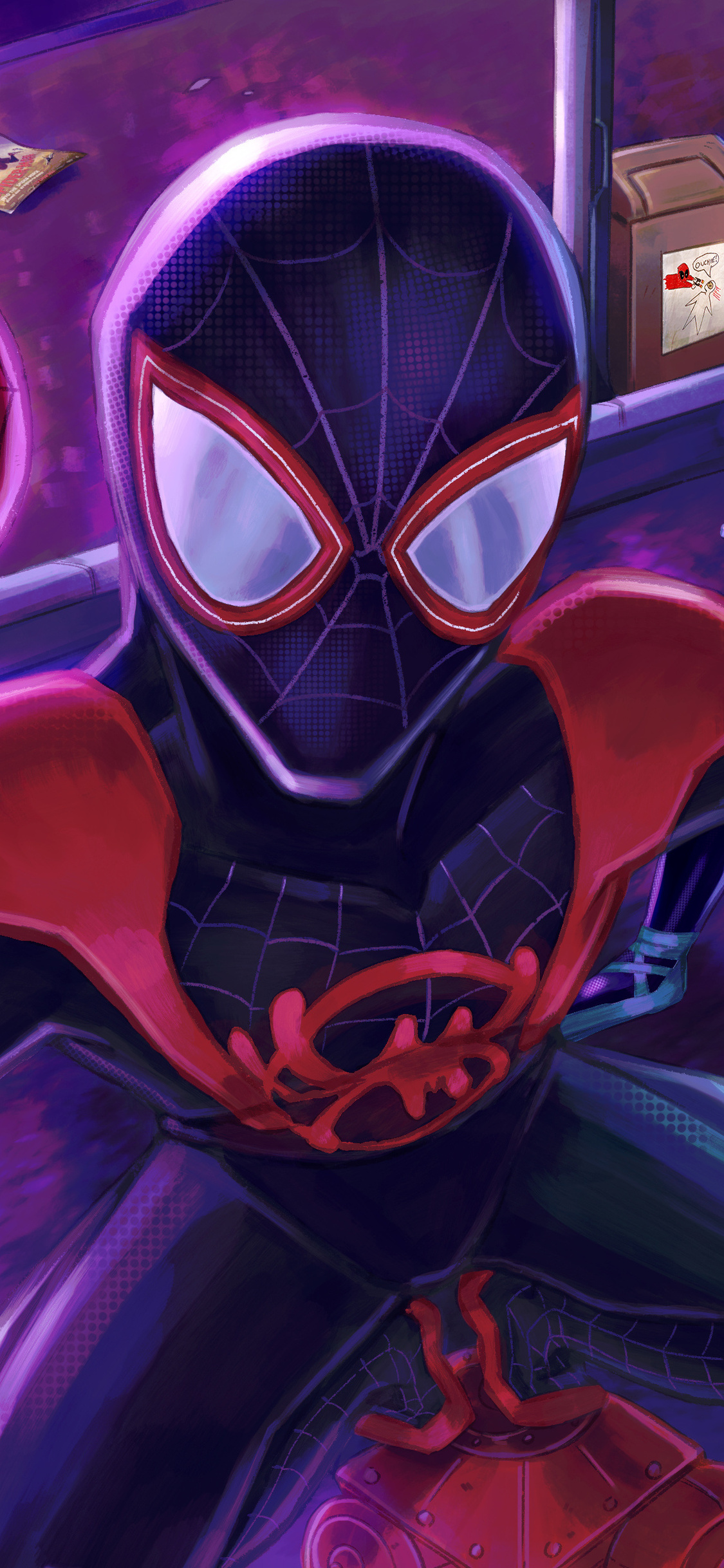 1125x2436 Spider Verse Fan Art Iphone XS,Iphone 10,Iphone X ,HD 4k ...