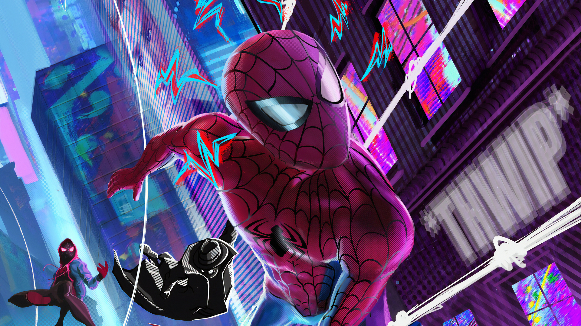 1920x1080 Spider Verse Gang Laptop Full HD 1080P HD 4k Wallpapers, Images,  Backgrounds, Photos and Pictures