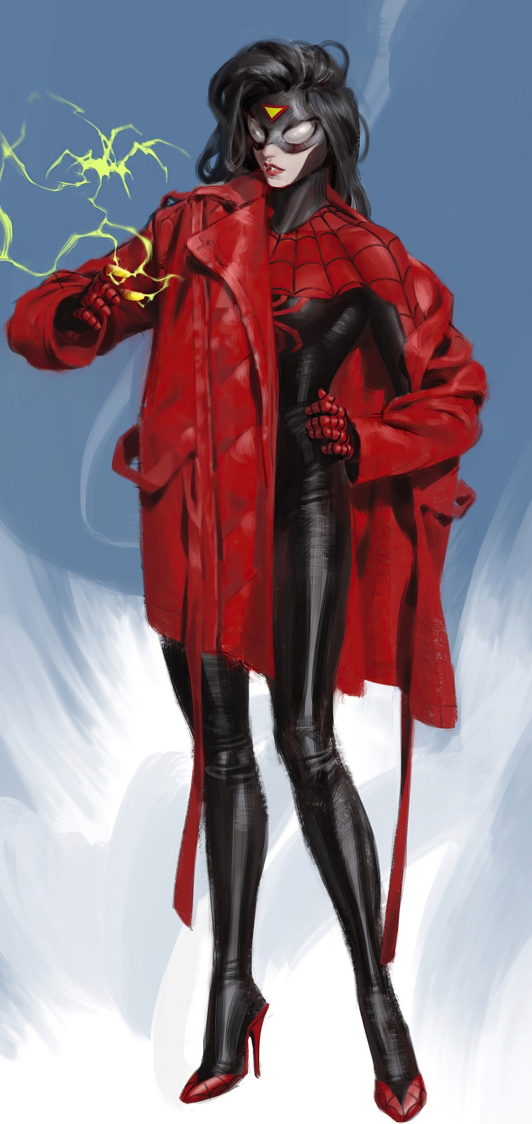 Spider Woman Costume Fanart 4k In 1080x2280 Resolution. spider-woman-costum...