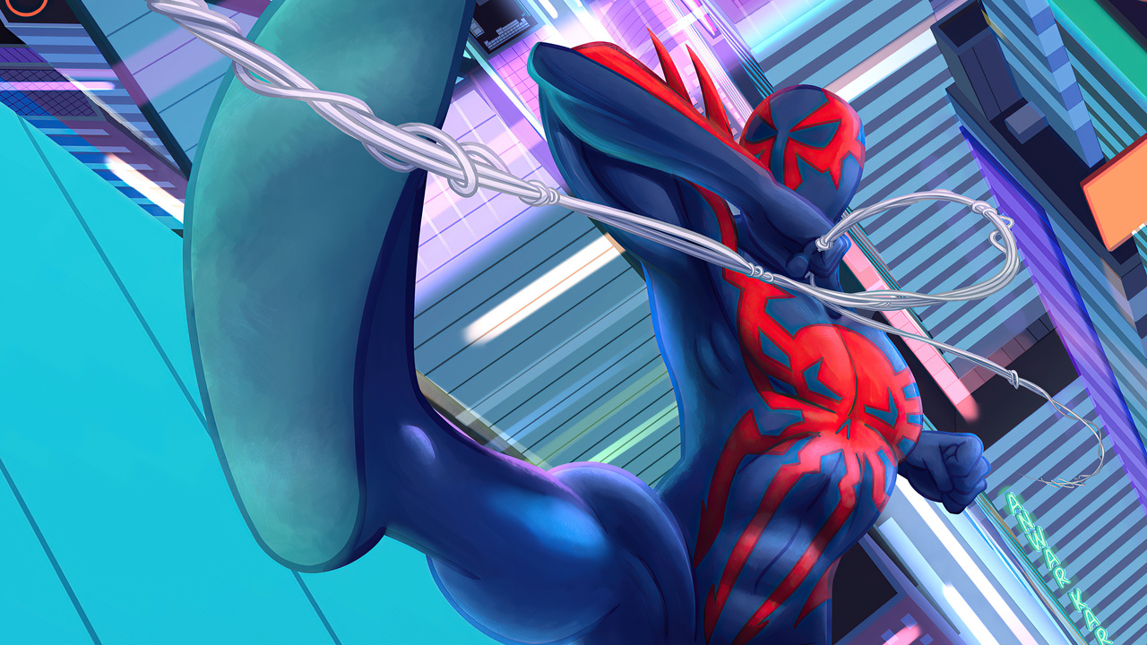 1280x720 Spiderman 2099 Coming 720P HD 4k Wallpapers, Images ...