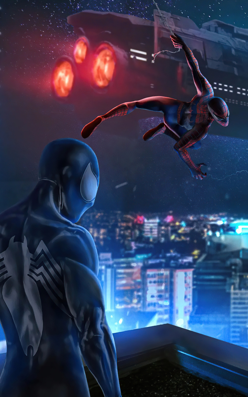 800x1280 Spiderman 3 Glowing Night Nexus 7,Samsung Galaxy Tab 10,Note ...