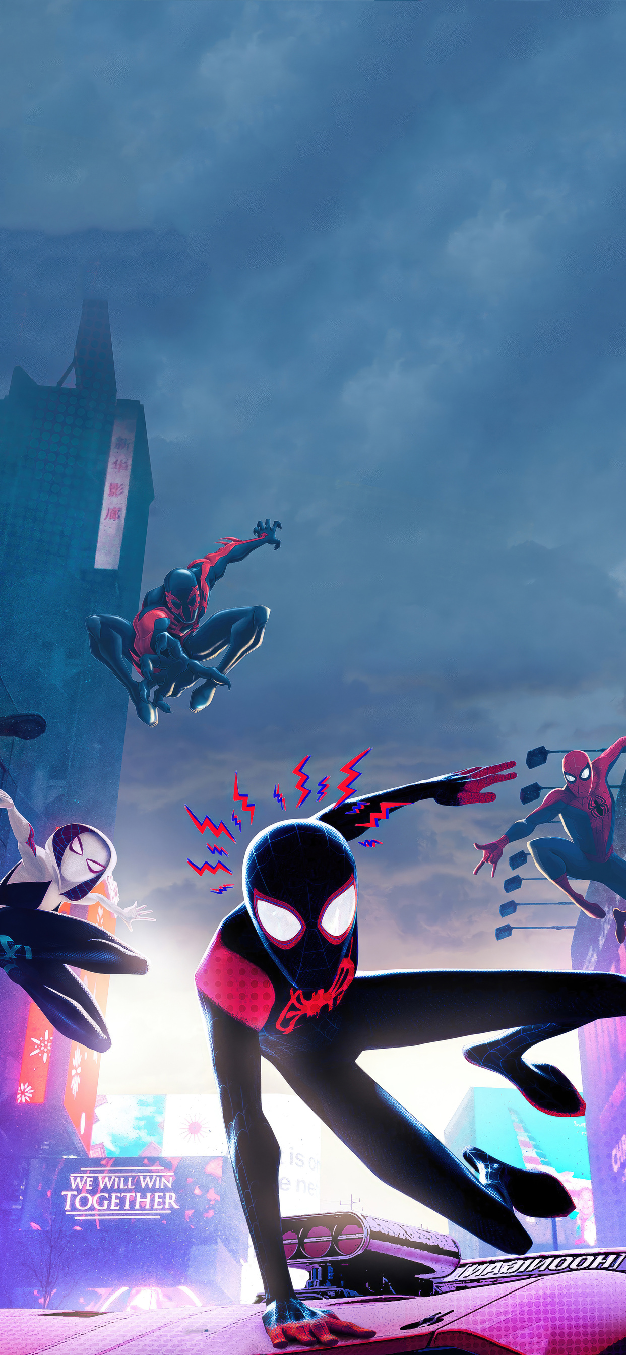 1242x2688 Spiderman Across The Spider Verse 2023 4k Poster Iphone XS ...