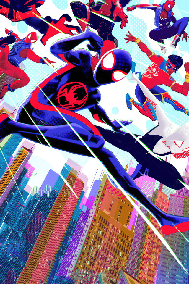 640x960 Spiderman Across The Spiderverse New Poster iPhone 4, iPhone 4S ...