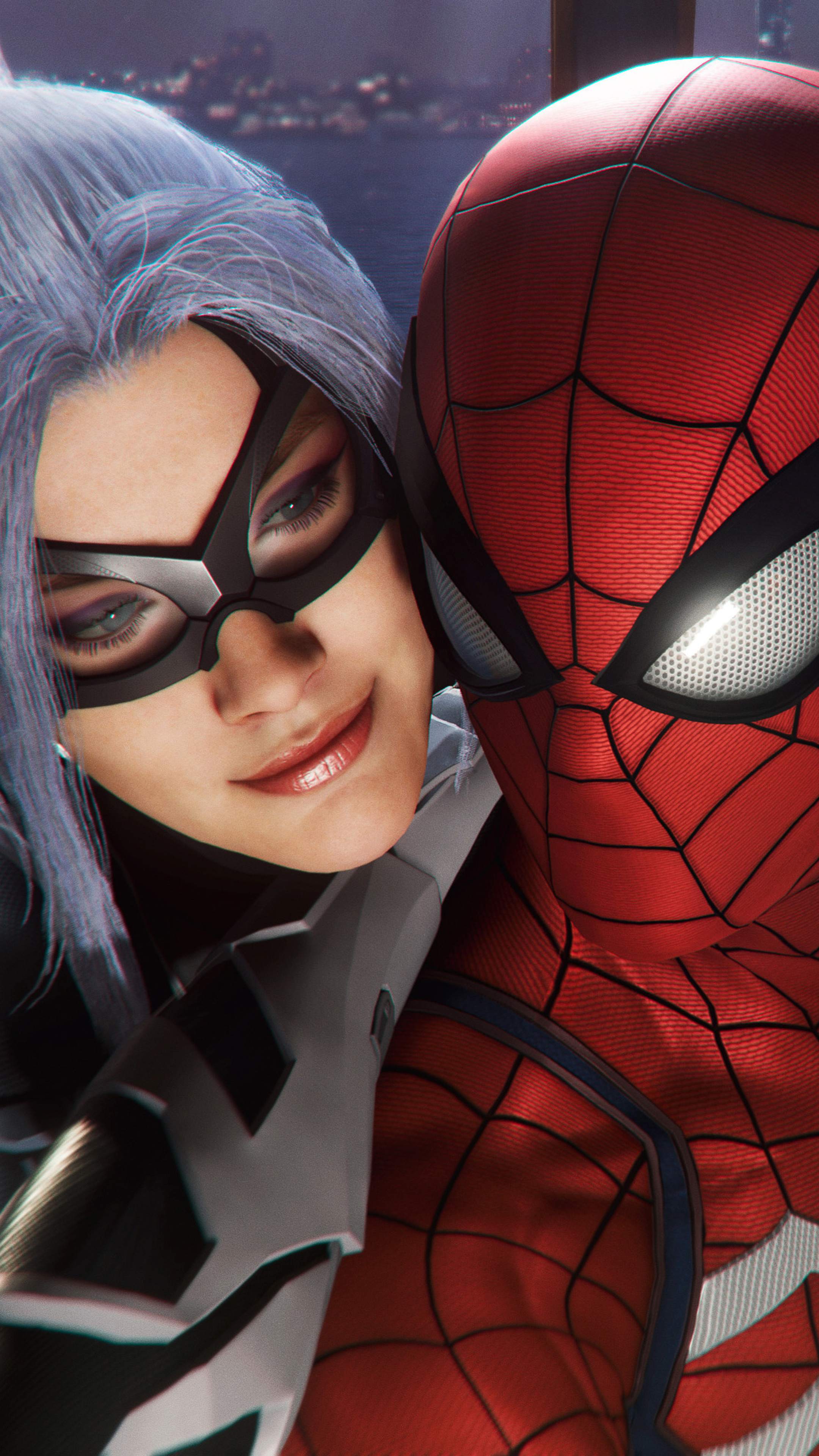 2160x3840 Spiderman And Felicia Hardy In Spiderman Ps4 Sony Xperia Xxzz5 Premium Hd 4k 0365