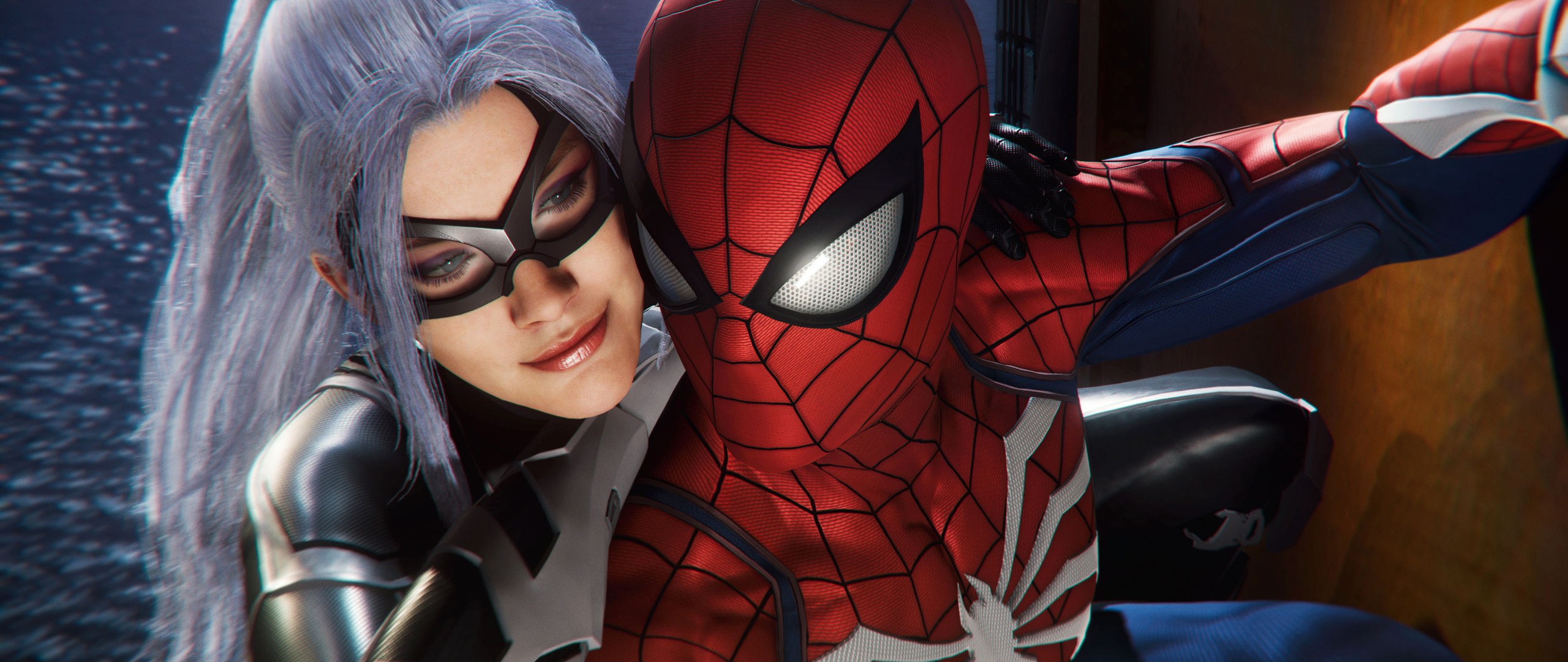 2560x1080 Spiderman And Felicia Hardy In Spiderman Ps4 Wallpaper ...