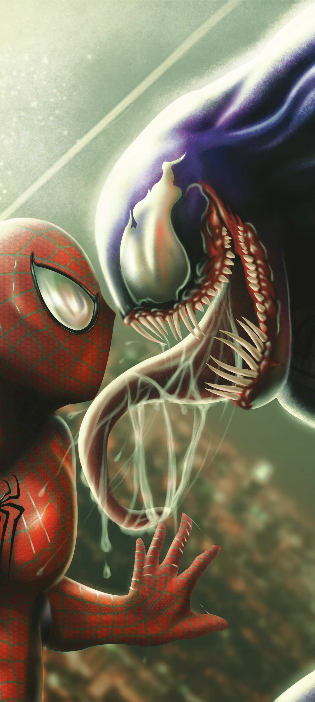 1080x2400 Spiderman And Venom Google Pixel 7 ,HD 4k Wallpapers,Images,Backgrounds,Photos and