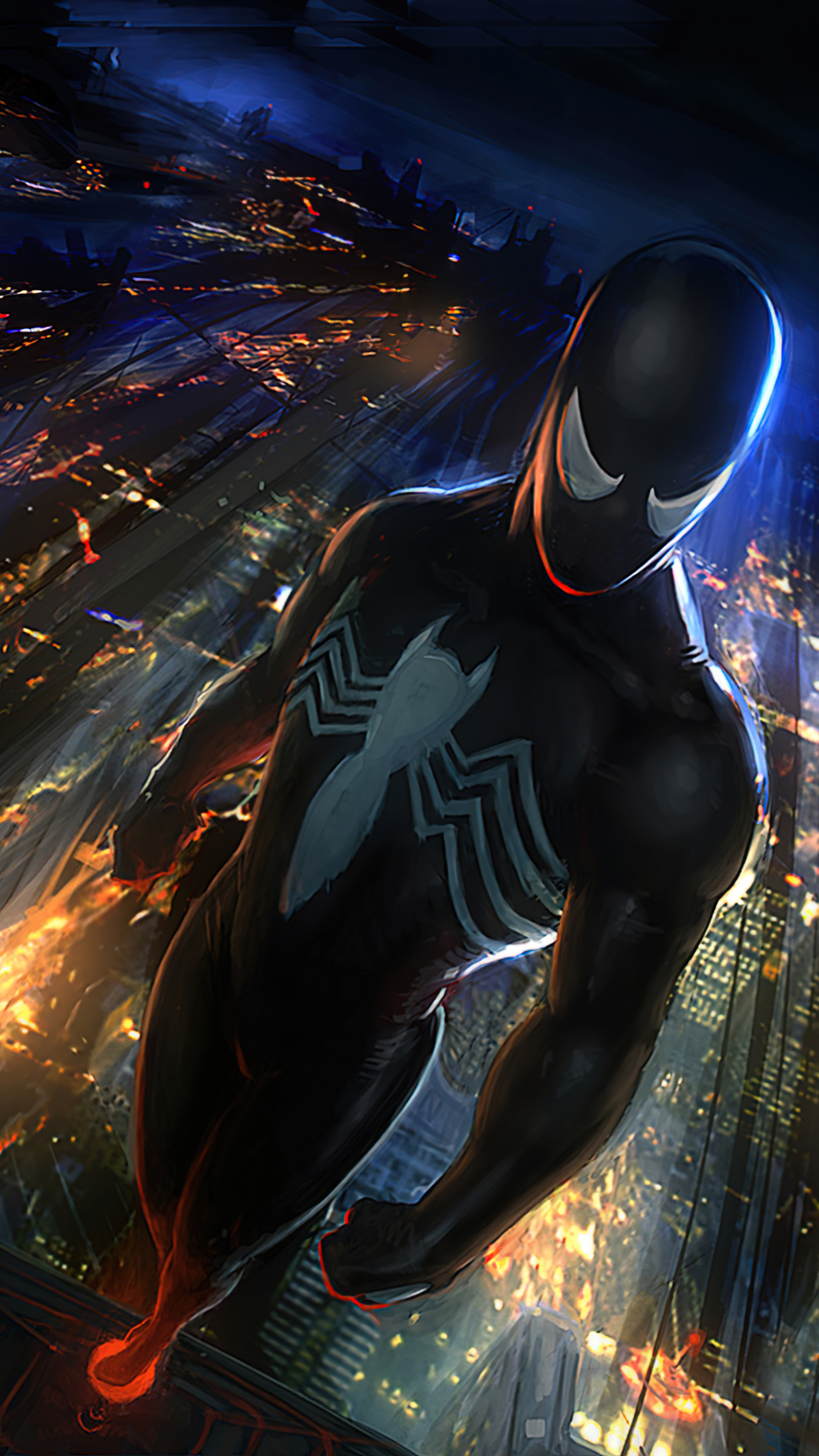 Ночь человека паука. Черный человек паук Марвел. Черный паук Марвел. Человек паук симбиот. Супергерой черный человек паук.