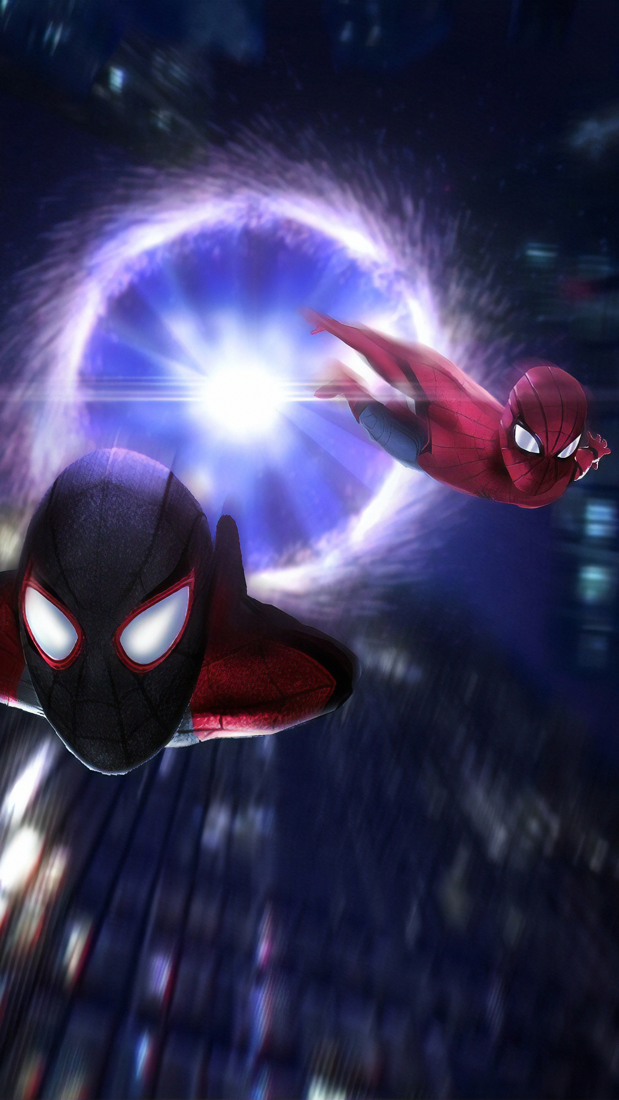 2160x3840 Spiderman Coming From Another Dimesion Sony Xperia X,XZ,Z5