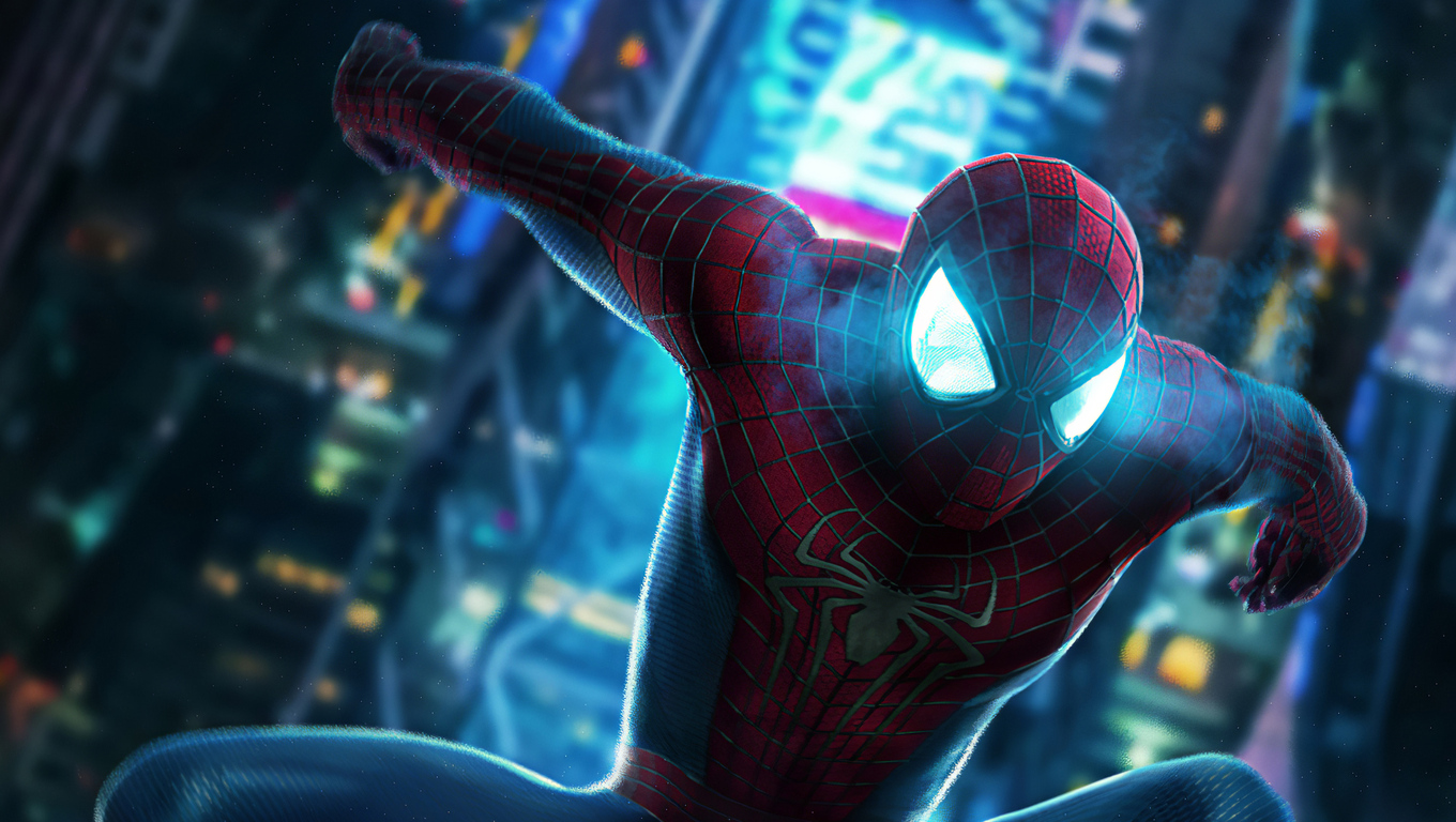 1360x768 Spiderman Eyes Glowing Laptop HD HD 4k Wallpapers, Images,  Backgrounds, Photos and Pictures