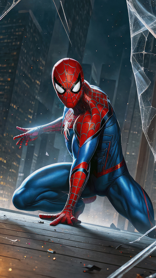 540x960 Spiderman Facing Danger With Courage Wallpaper,540x960 ...