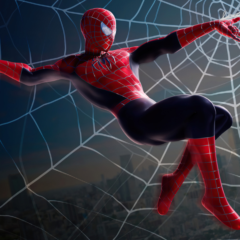 1024x1024 Spiderman Final Swing 1024x1024 Resolution Hd 4k Wallpapers 