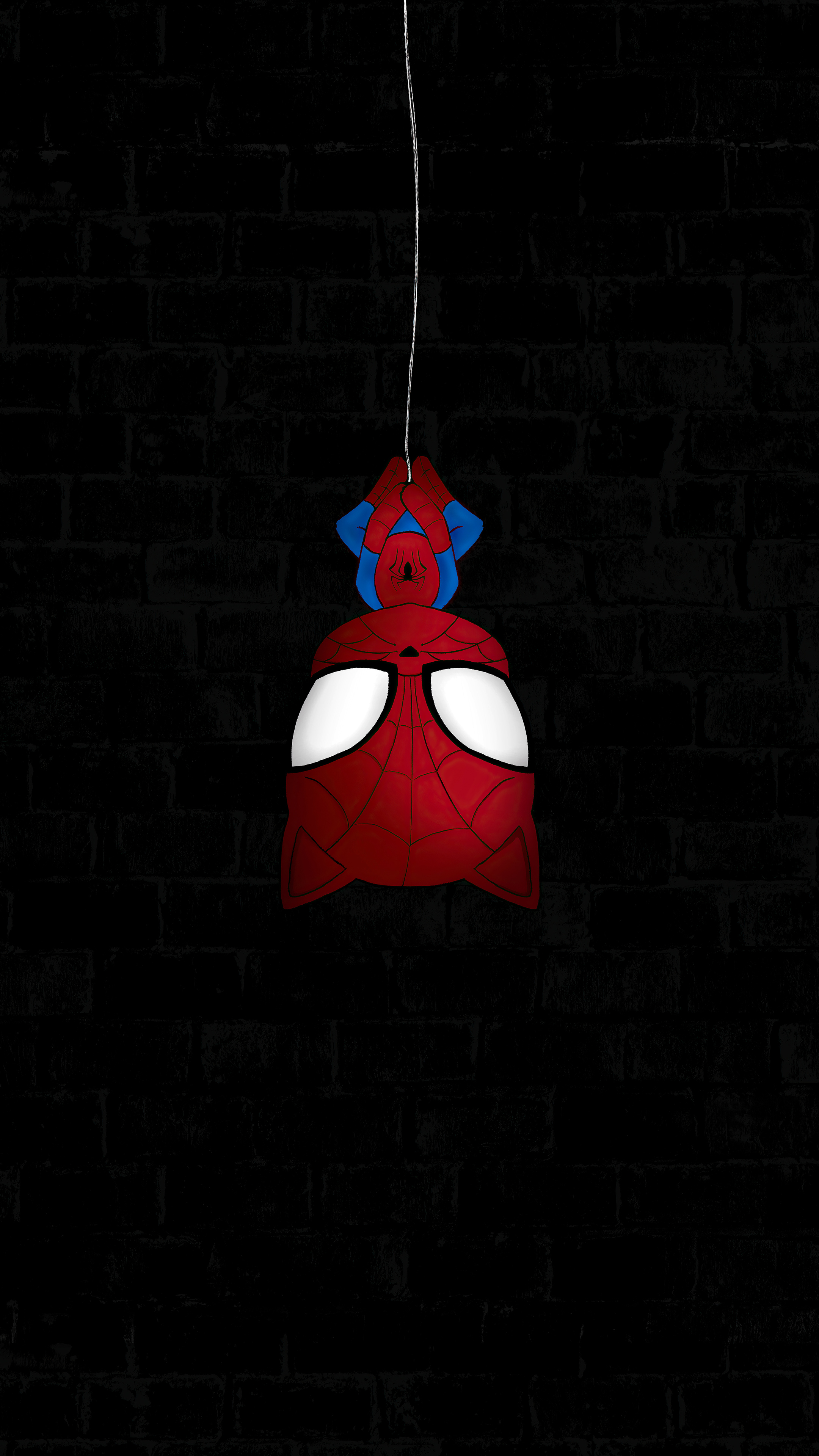 2160x3840 Spiderman Hanging Dark 4k Sony Xperia X,XZ,Z5 Premium HD 4k  Wallpapers, Images, Backgrounds, Photos and Pictures
