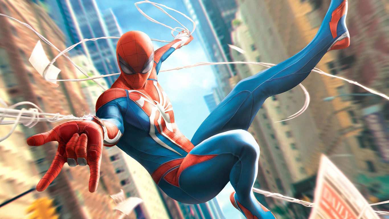 1366x768 Spiderman In City 4k 1366x768 Resolution HD 4k Wallpapers, Images,  Backgrounds, Photos and Pictures
