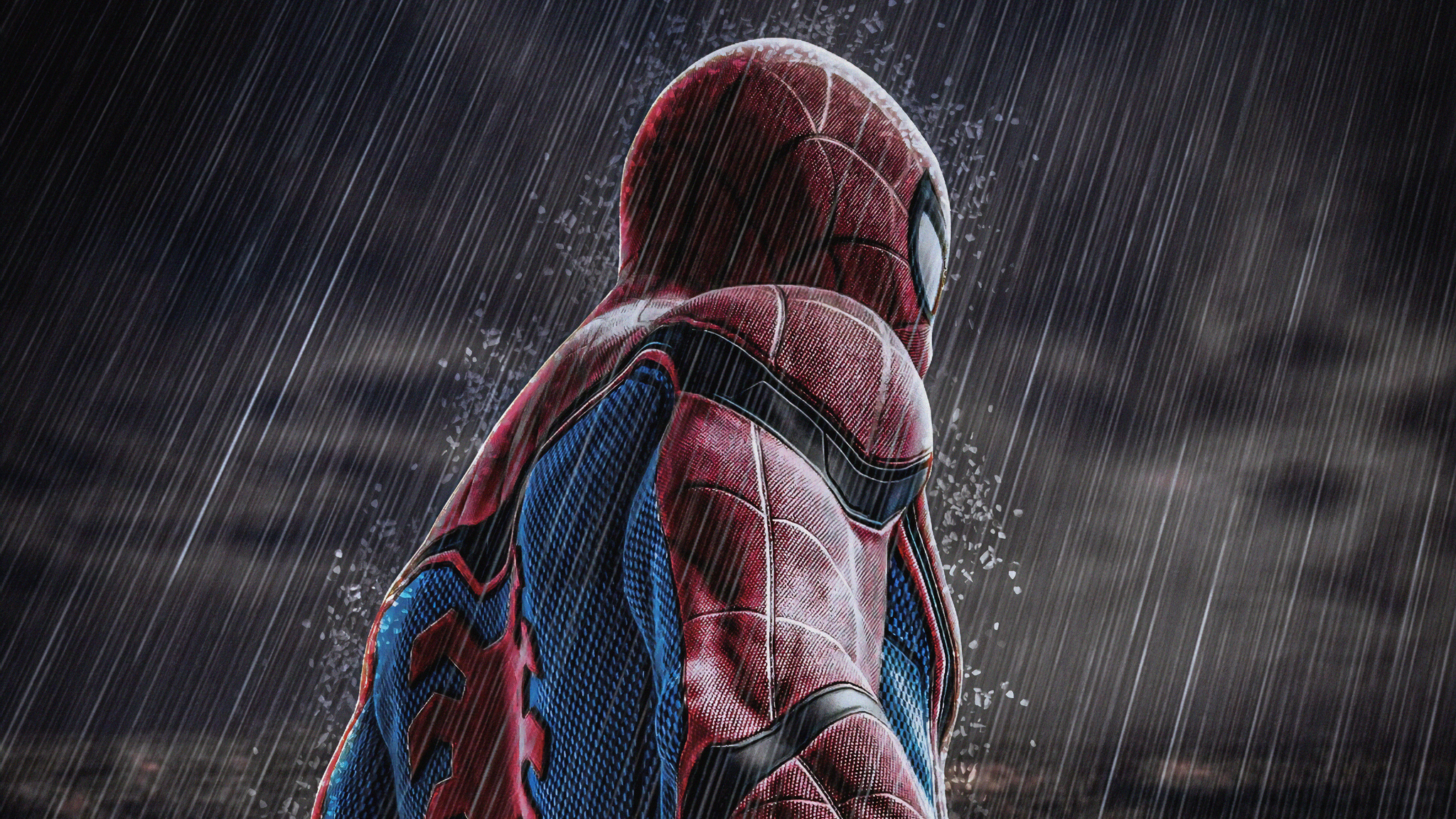 Spiderman In Rain 4k In 2048x1152 Resolution. spiderman-in-rain-4k-1d.jpg. 