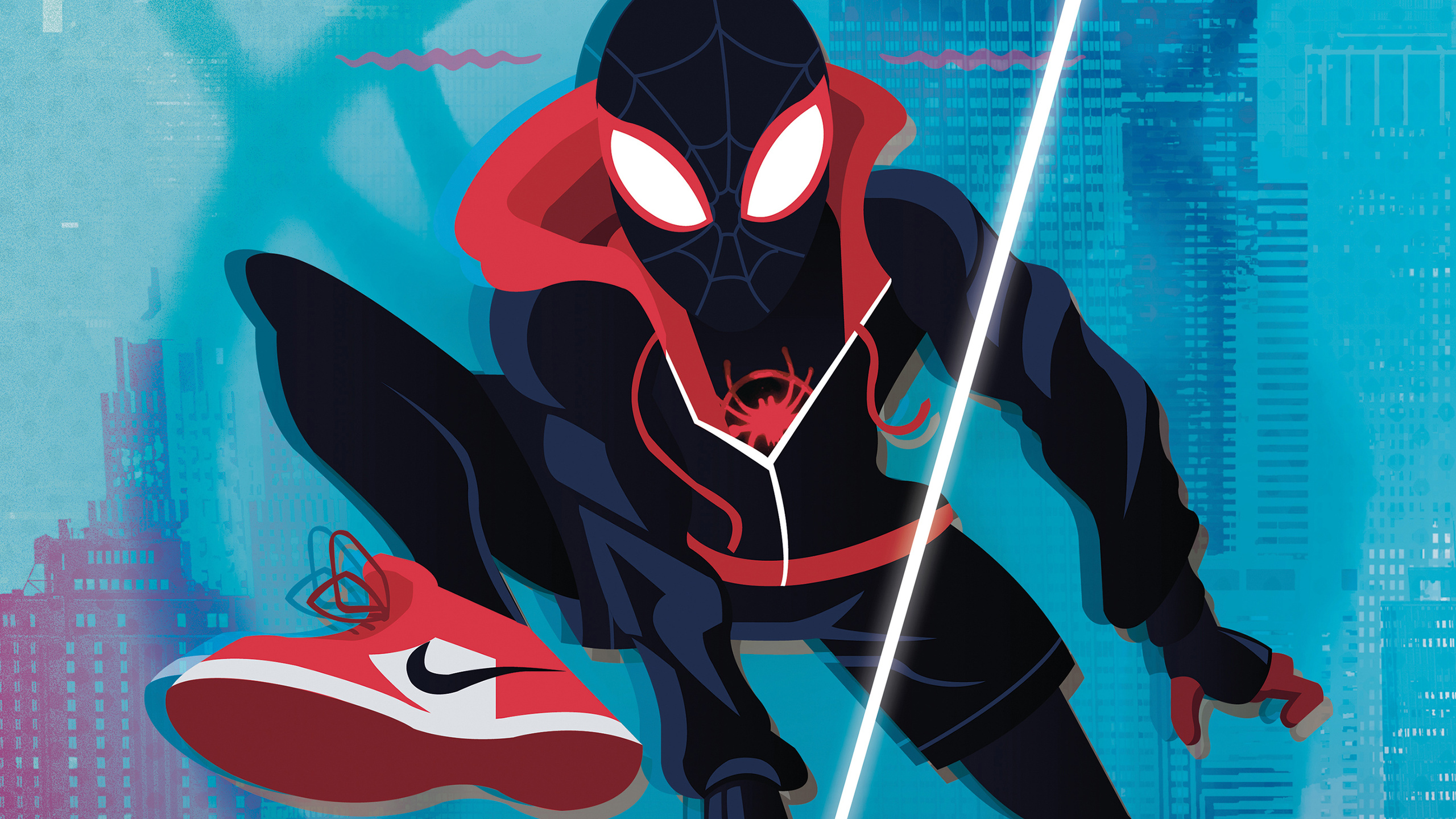 2560x1440 Spiderman Into Spider Verse New Art 4k 1440p Resolution Hd 4k Wallpapersimages 1265