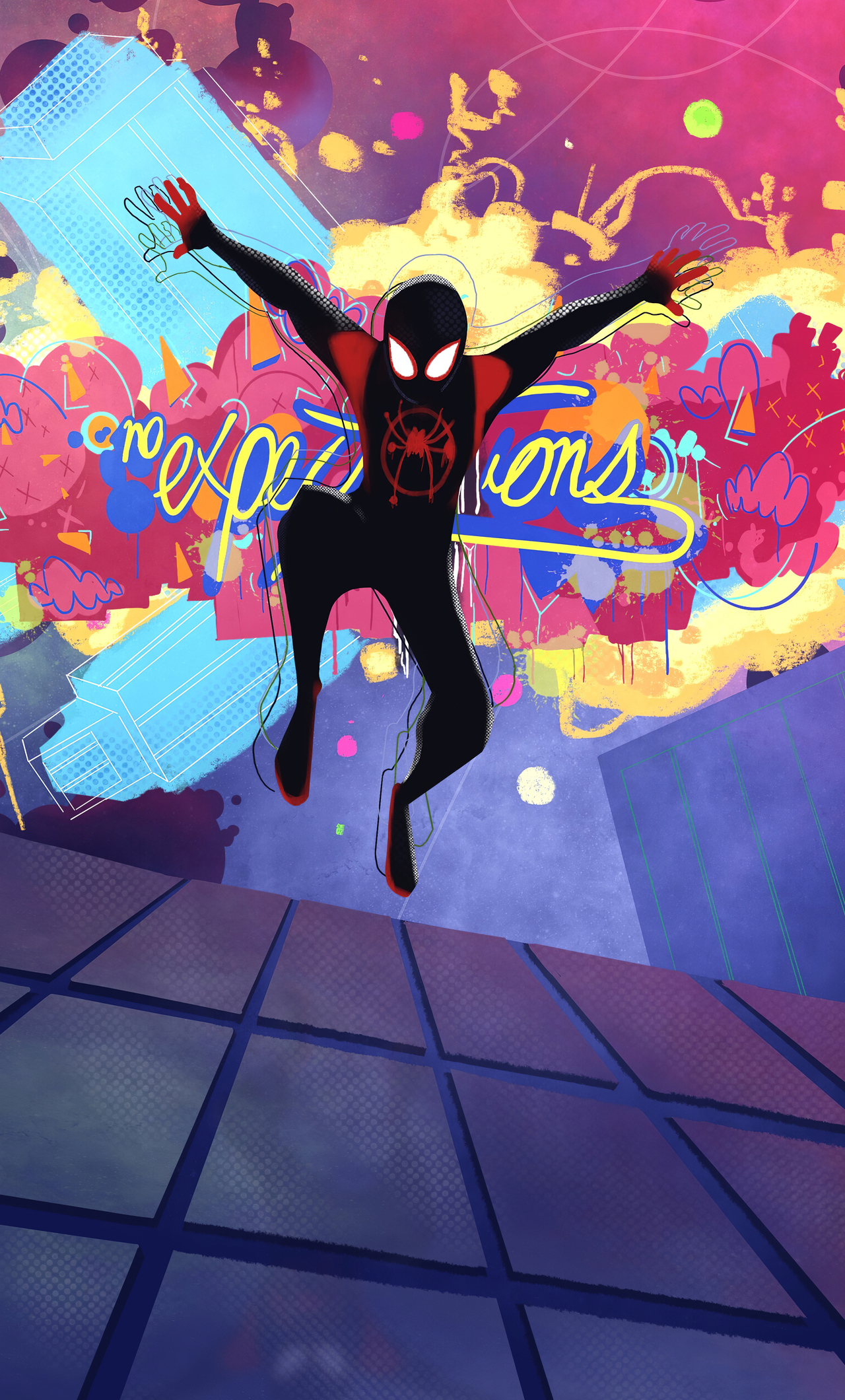 1280x2120 Spiderman Into Spiderverse iPhone 6+ HD 4k Wallpapers, Images,  Backgrounds, Photos and Pictures