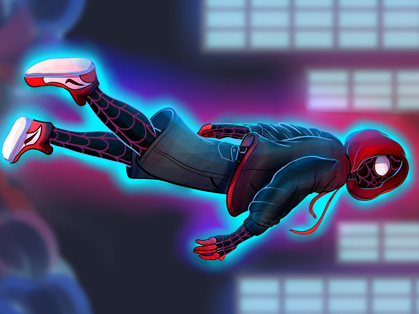 1600x1200 SpiderMan Into The Spider Verse Fan Art 1600x1200 Resolution ...