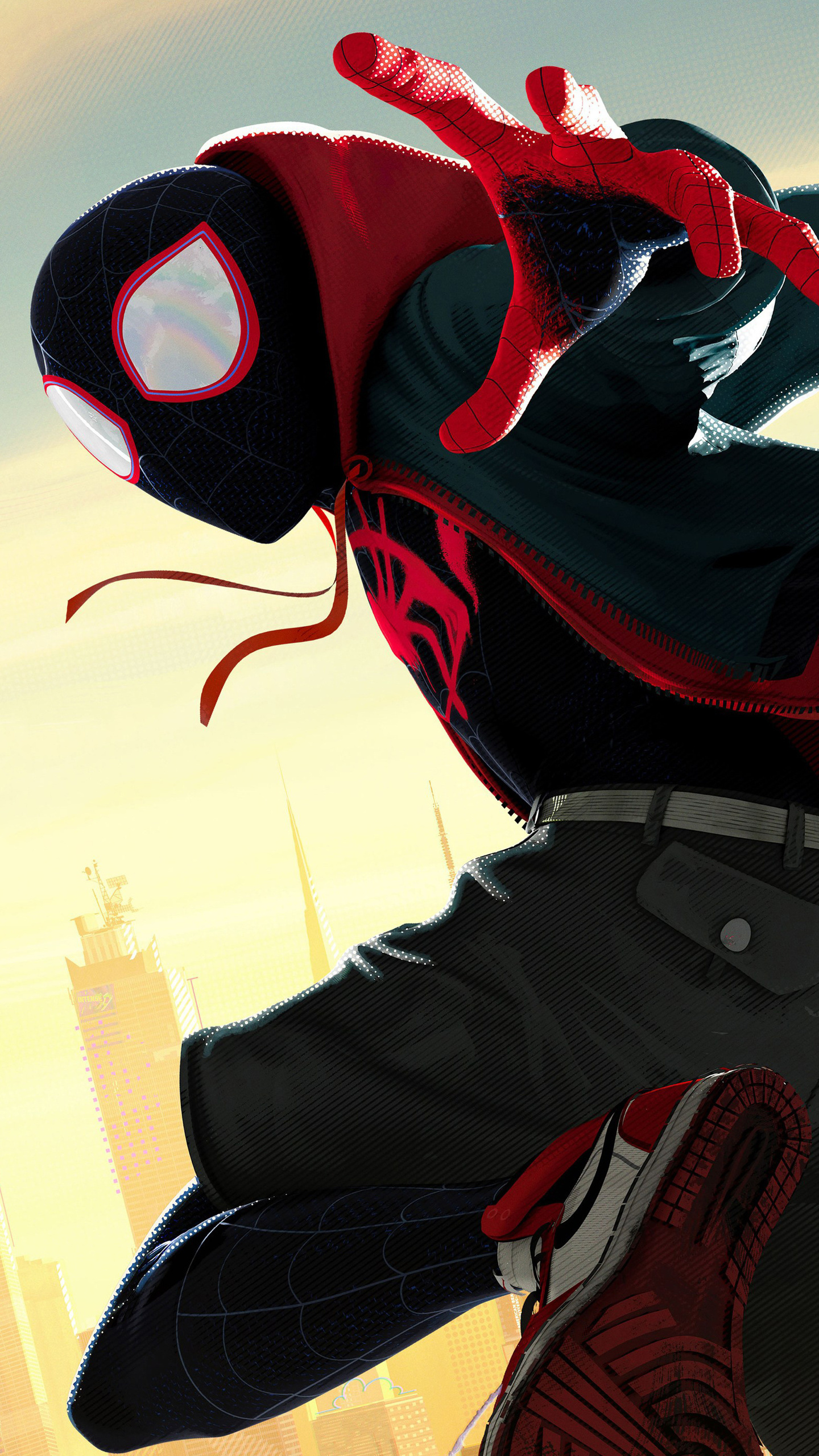 1440x2560 SpiderMan Into The Spider Verse Movie 5K Official Poster ...