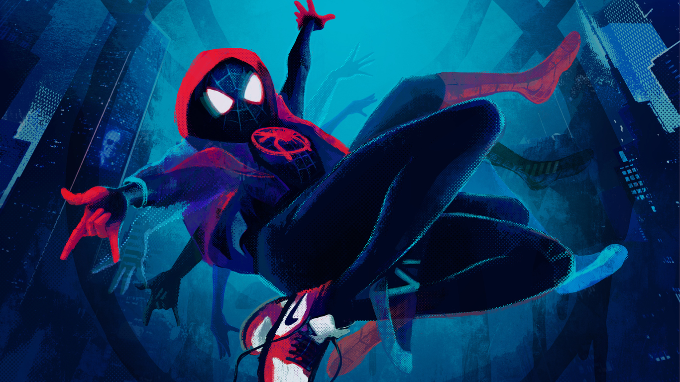 1366x768 SpiderMan Into The Spider Verse New Artwork 1366x768 Resolution HD  4k Wallpapers, Images, Backgrounds, Photos and Pictures