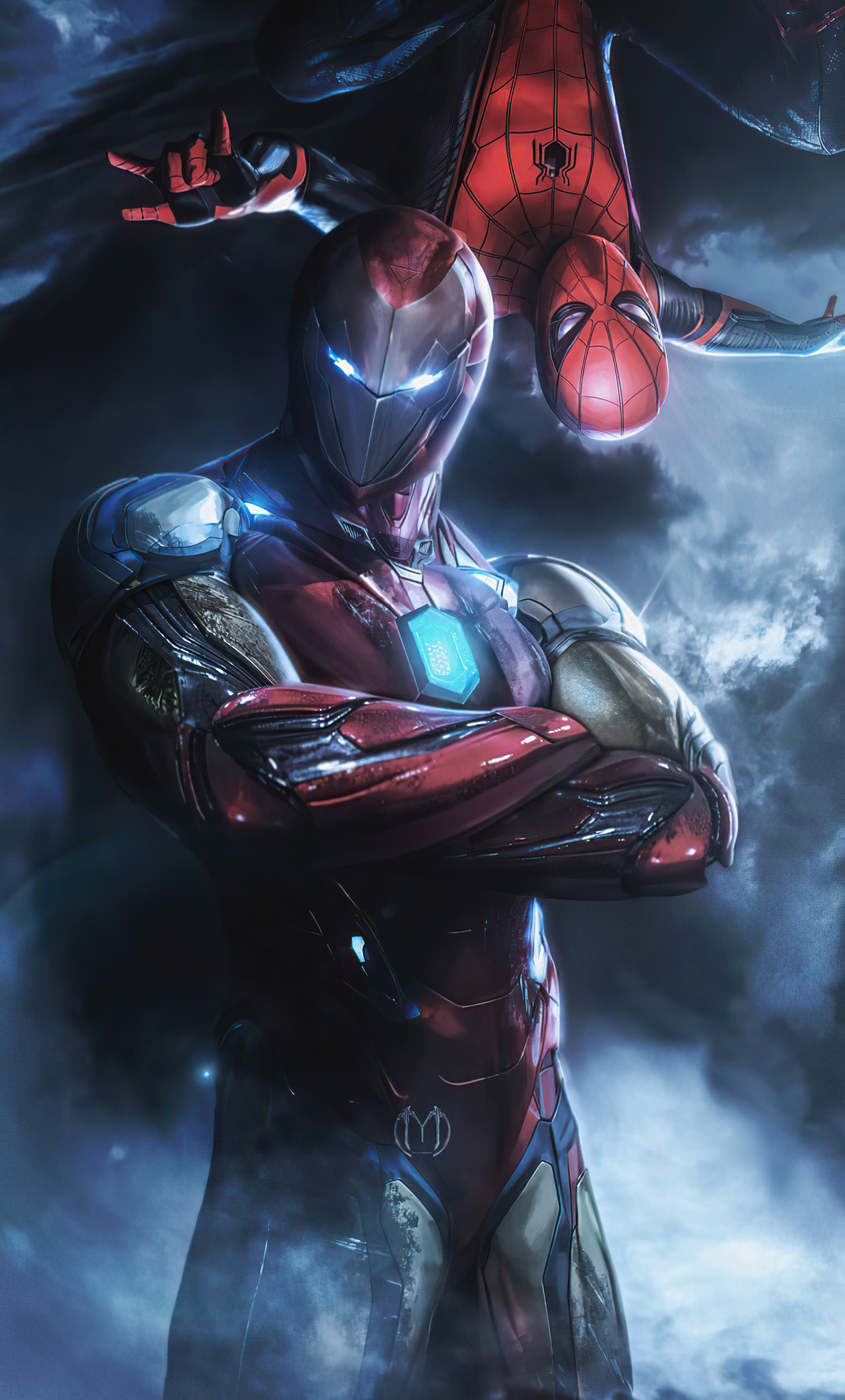 1280x2120 Spiderman Iron Man Mentor 4k iPhone 6+ HD 4k Wallpapers, Images,  Backgrounds, Photos and Pictures