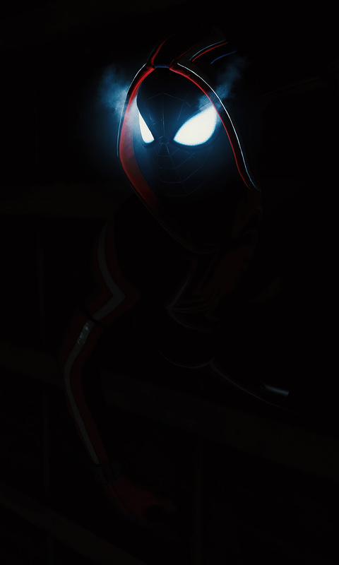 480x800 Spiderman Miles Morales Dark 4k Galaxy Note,HTC Desire,Nokia Lumia  520,625 Android HD 4k Wallpapers, Images, Backgrounds, Photos and Pictures