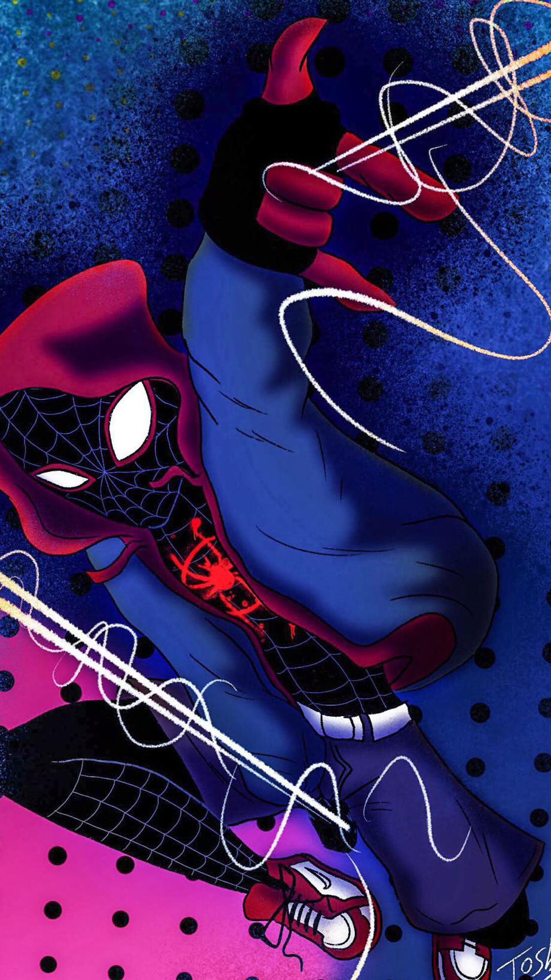 1080x1920 Spiderman Miles Morales New Arts Iphone 7,6s,6 Plus, Pixel xl ...