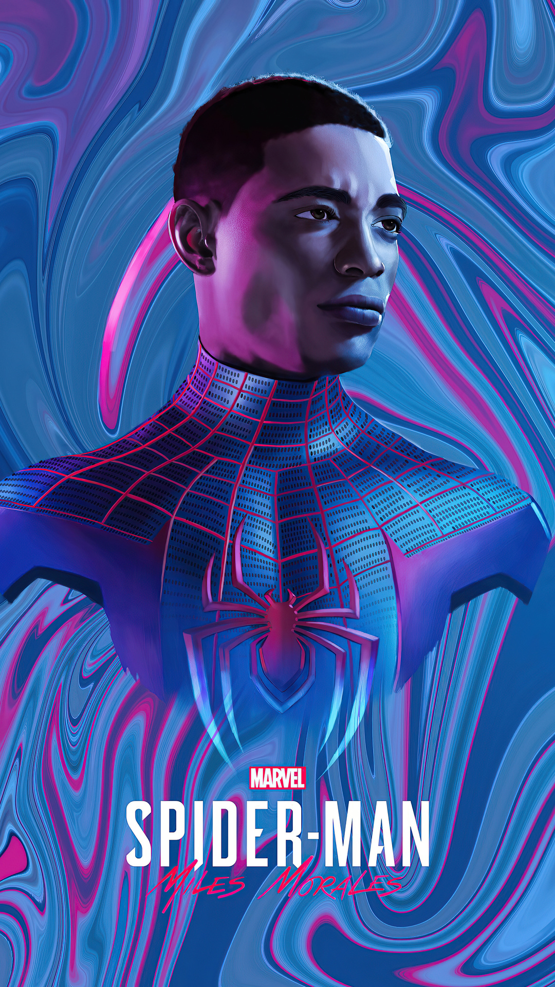 1080x1920 SpiderMan MilesMorales Fanart 4k Iphone 7,6s,6 Plus, Pixel xl ...