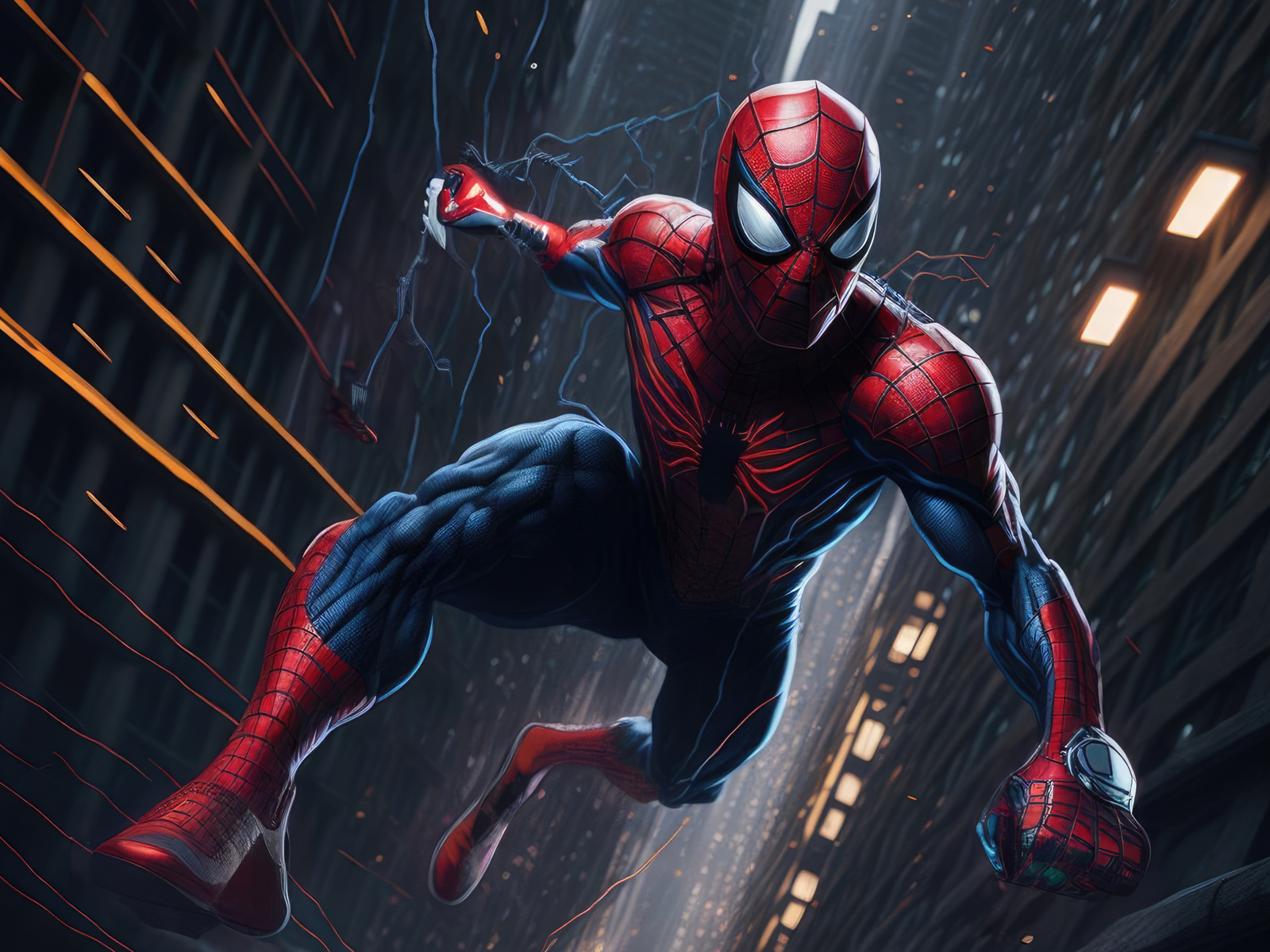 1600x1200 Spiderman New York 5k 1600x1200 Resolution HD 4k Wallpapers ...