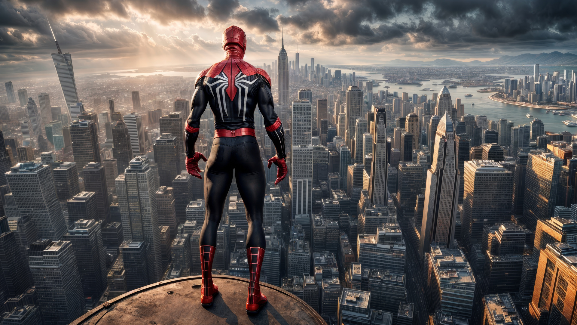 1920x1080 Spiderman Of Super City Laptop Full HD 1080P ,HD 4k ...