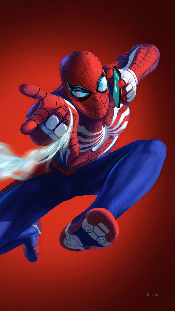 720x1280 Spiderman On Phone 4k Moto G,X Xperia Z1,Z3 Compact,Galaxy S3,Note  II,Nexus HD 4k Wallpapers, Images, Backgrounds, Photos and Pictures
