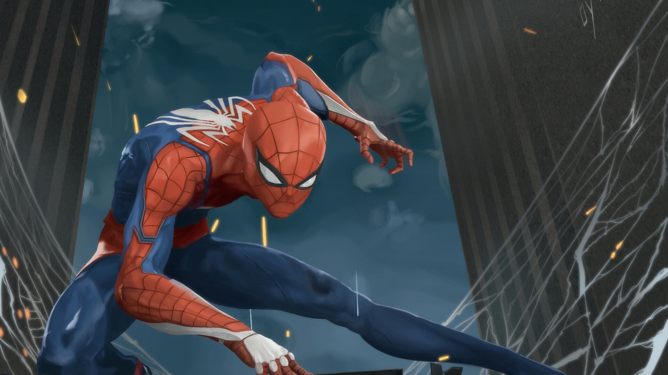 1366x768 Spiderman Ps4 Arts Laptop Hd Hd 4k Wallpapersimages