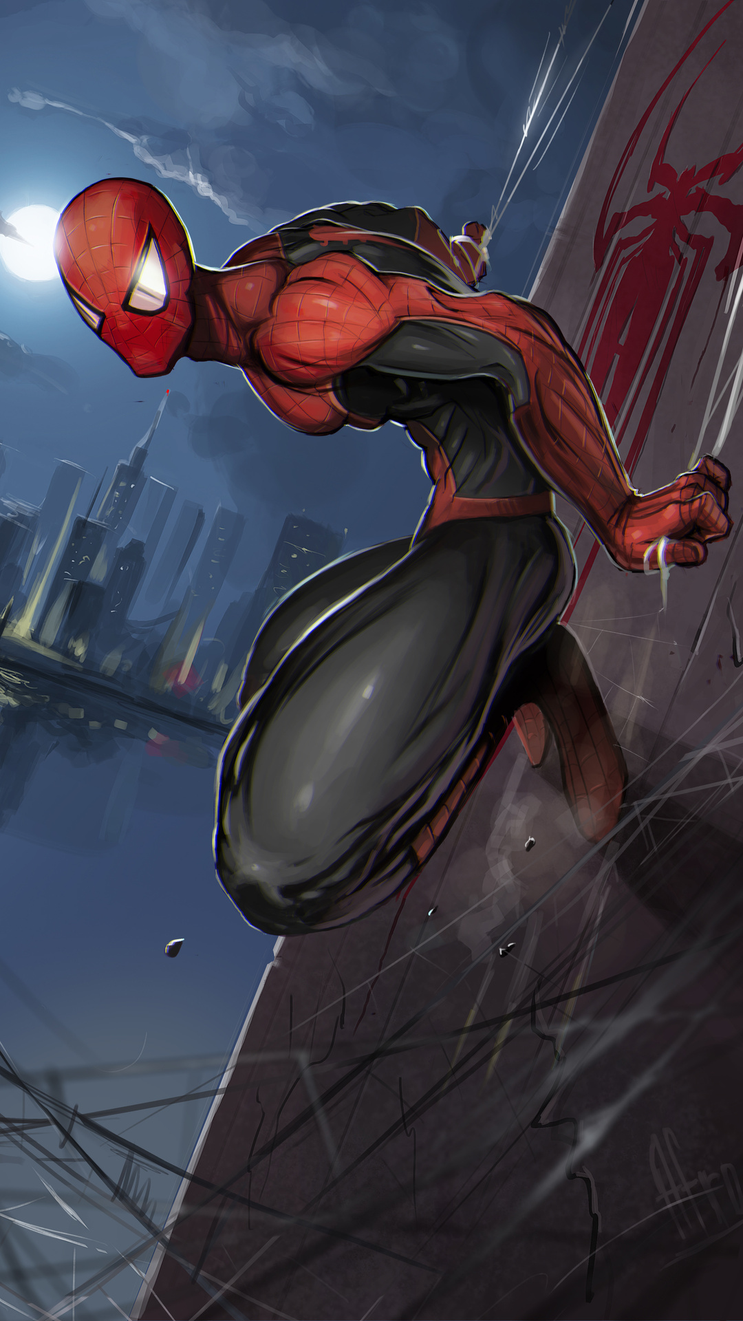 1080x1920 Spiderman Superhero Art Iphone 7,6s,6 Plus, Pixel xl ,One ...