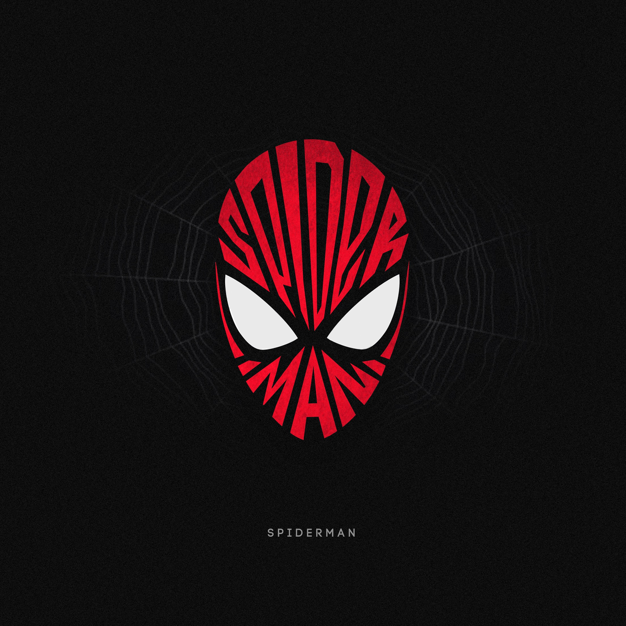 2048x2048 Spiderman Superhero Minimal 4k Ipad Air ,HD 4k Wallpapers ...