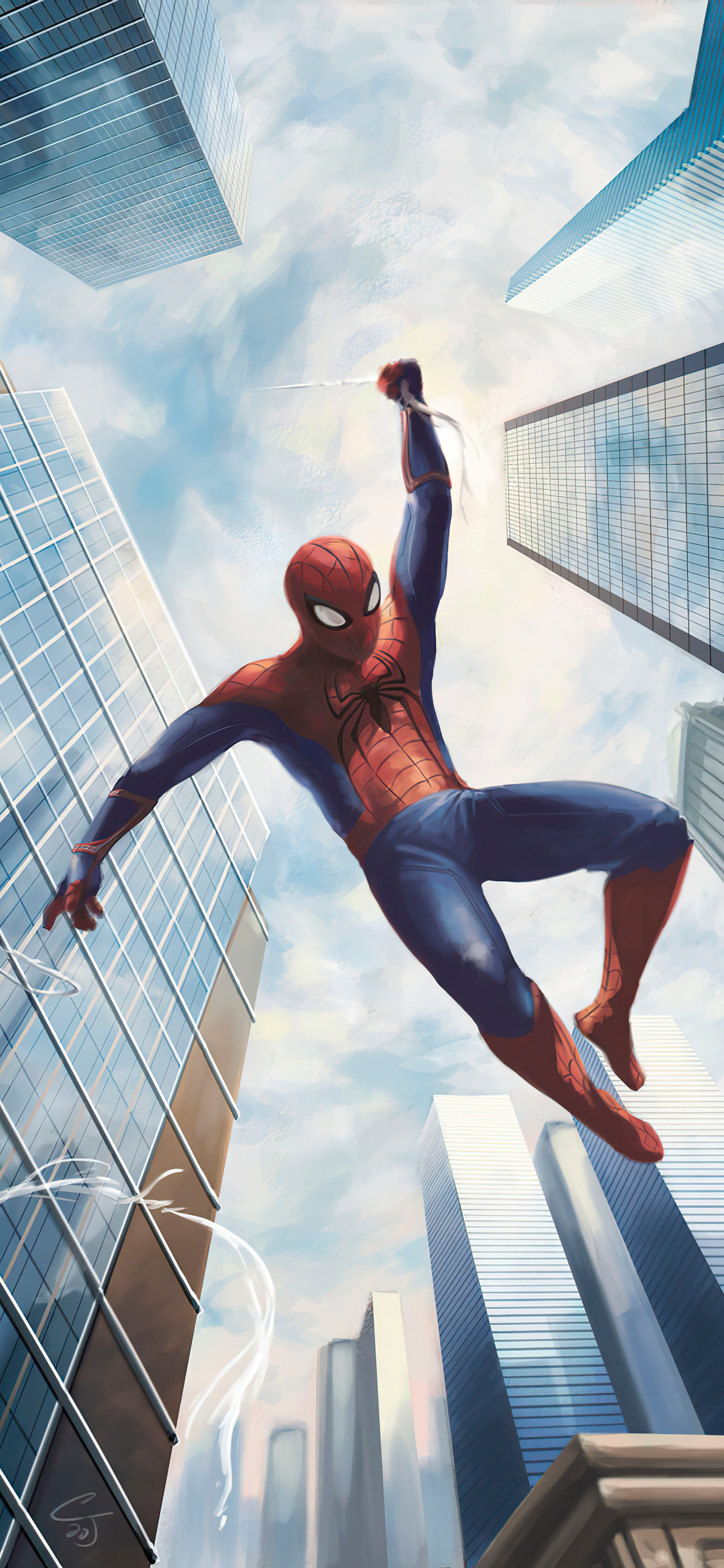 1125x2436 Spiderman Swinging 4k Iphone XS,Iphone 10,Iphone X HD 4k ...