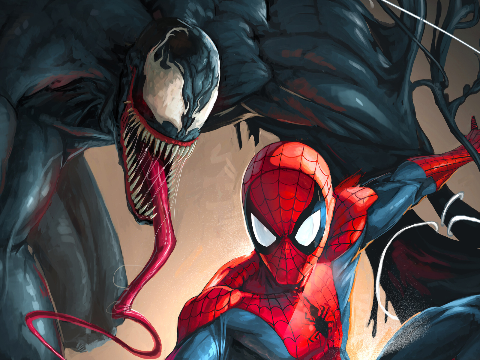 Spiderman Venom 4k In 1600x1200 Resolution. 