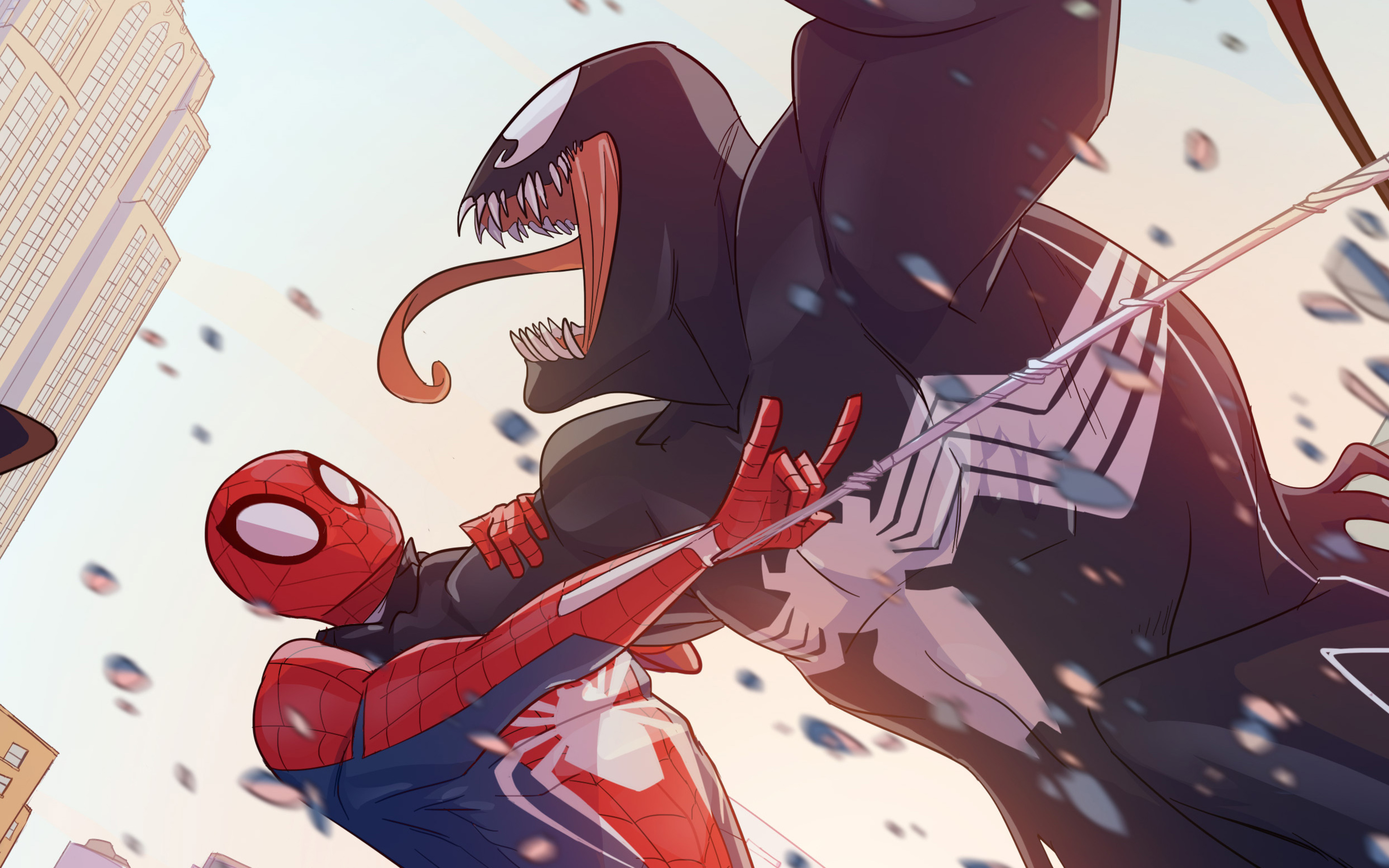Spiderman Vs Venom 2018 In 3840x2400 Resolution. spiderman-vs-venom-2018-0v...