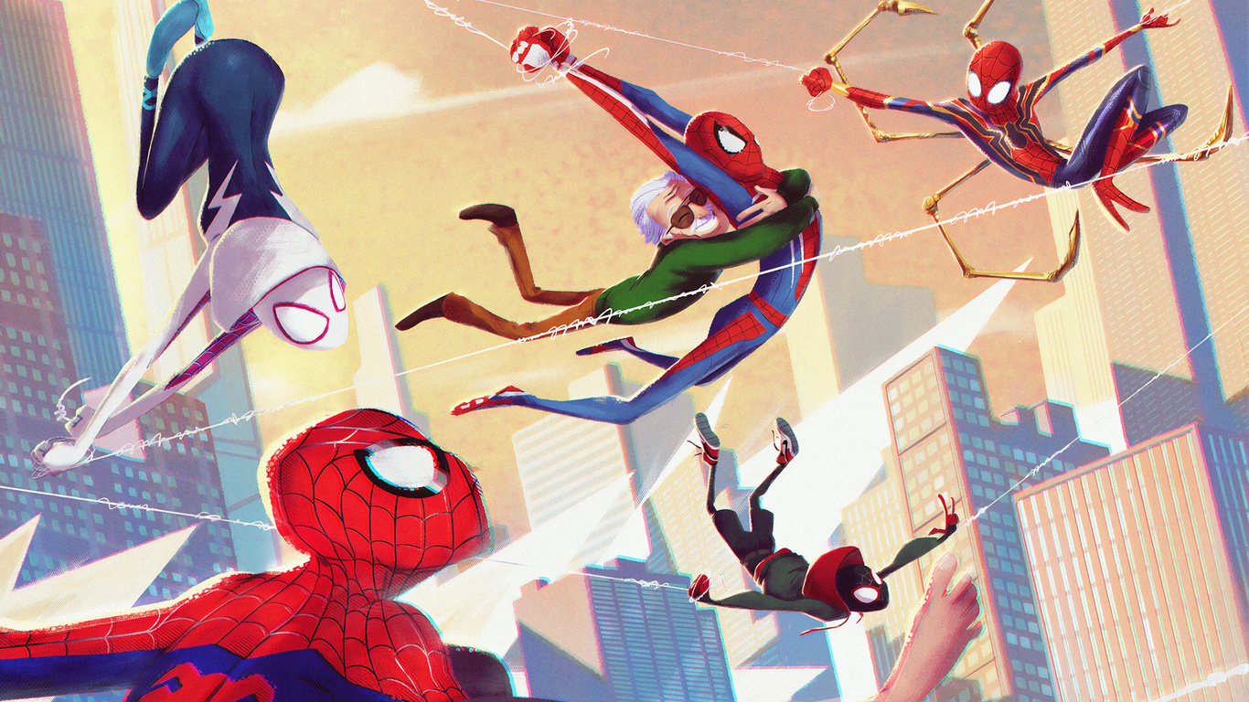 1366x768 Spiderverse Gang Laptop HD ,HD 4k Wallpapers,Images ...