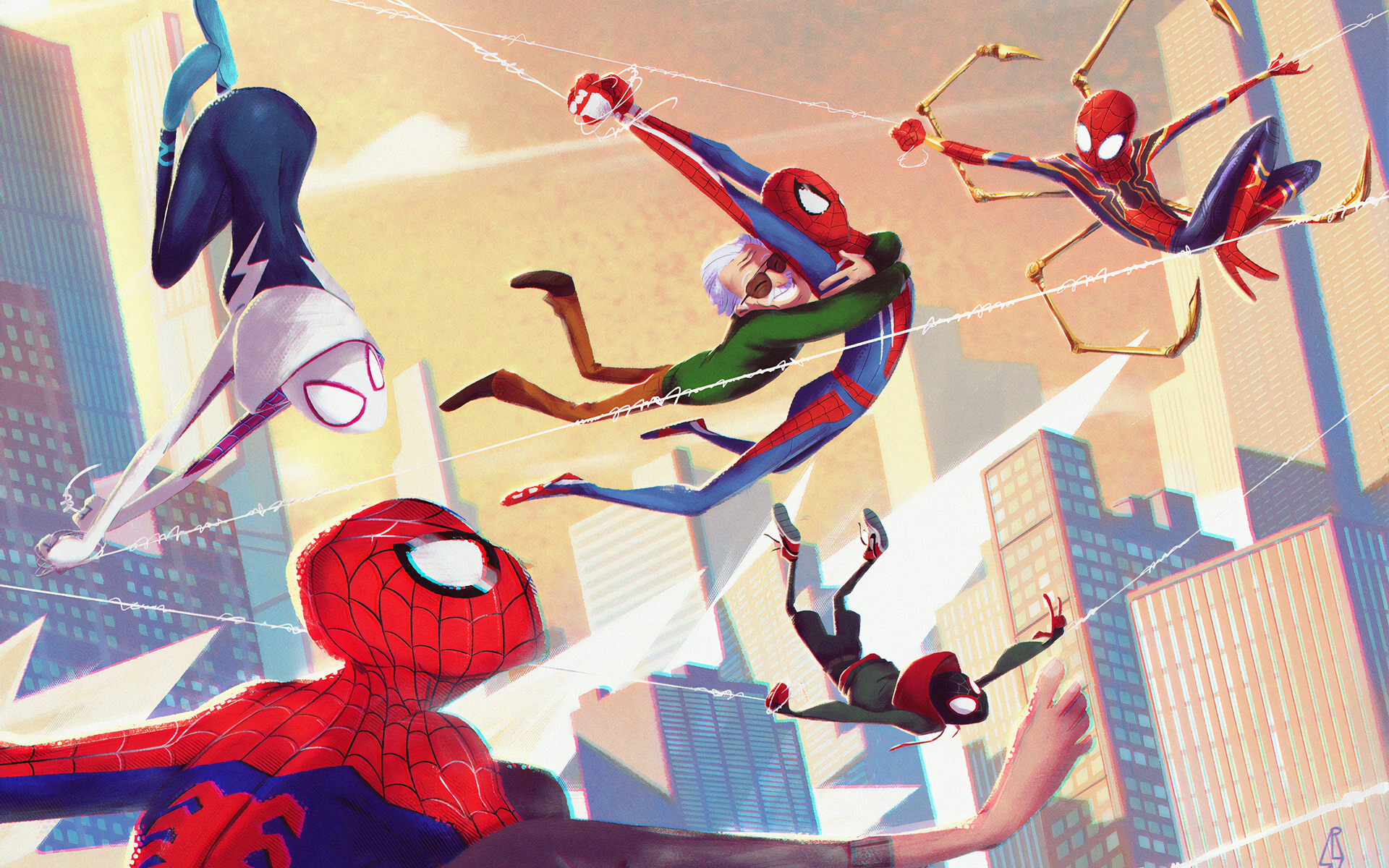 1920x1200 Spiderverse Gang 1080P Resolution ,HD 4k Wallpapers,Images ...