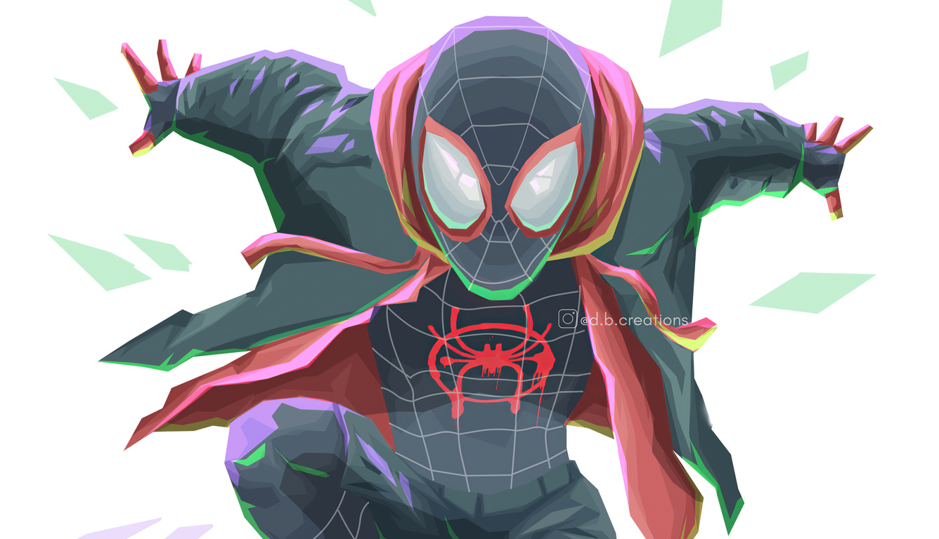 1336x768 Spiderverse Miles Morales Art 4k Laptop HD ,HD 4k Wallpapers ...