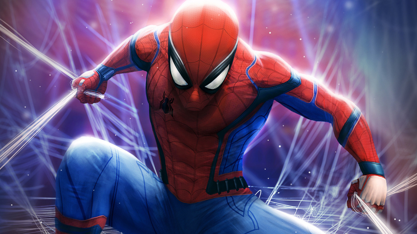 1366x768 Spidey Art Laptop HD ,HD 4k Wallpapers,Images,Backgrounds ...