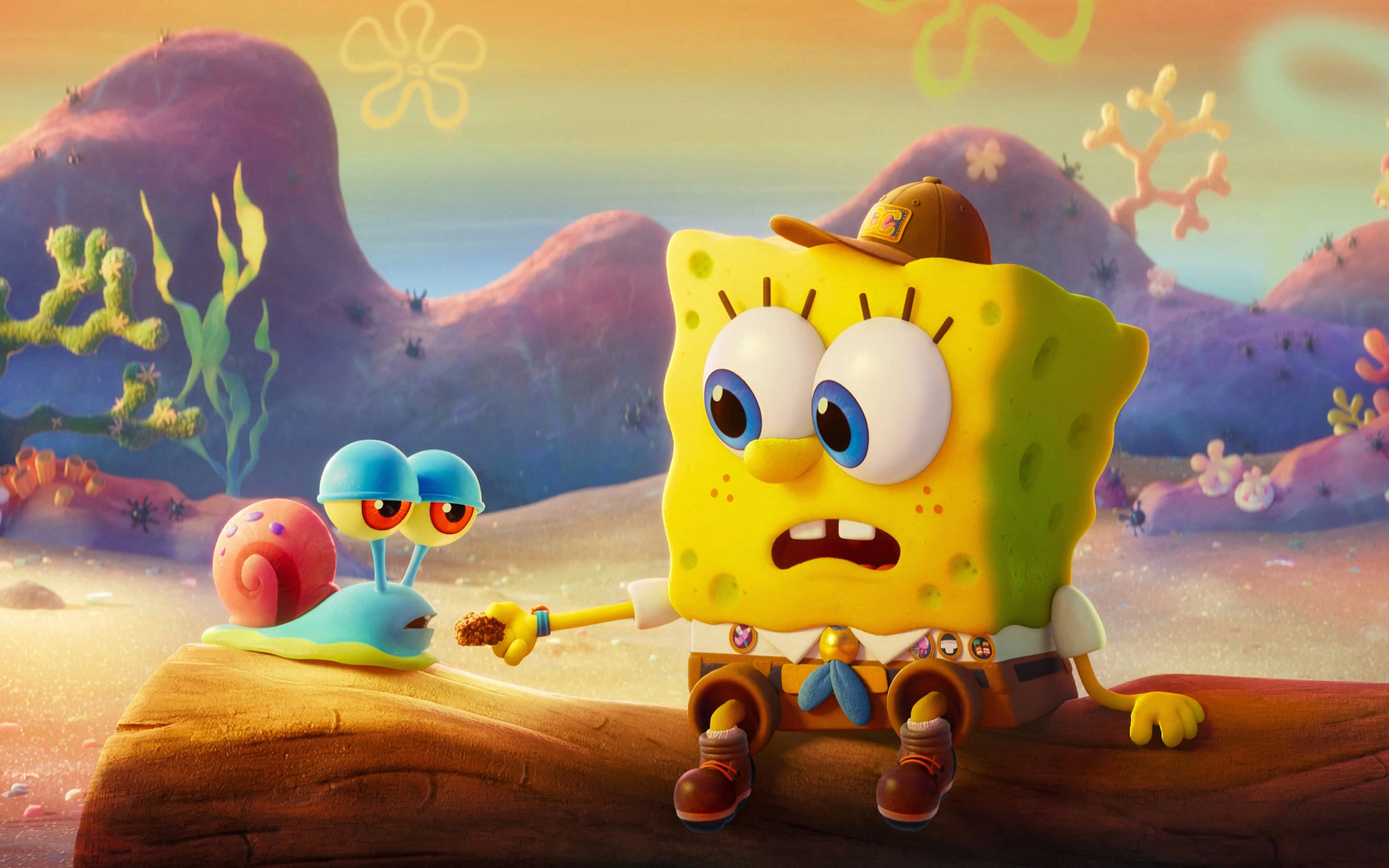 1680x1050 SpongeBob And Gary Cute 4k 1680x1050 Resolution HD 4k Wallpapers,  Images, Backgrounds, Photos and Pictures