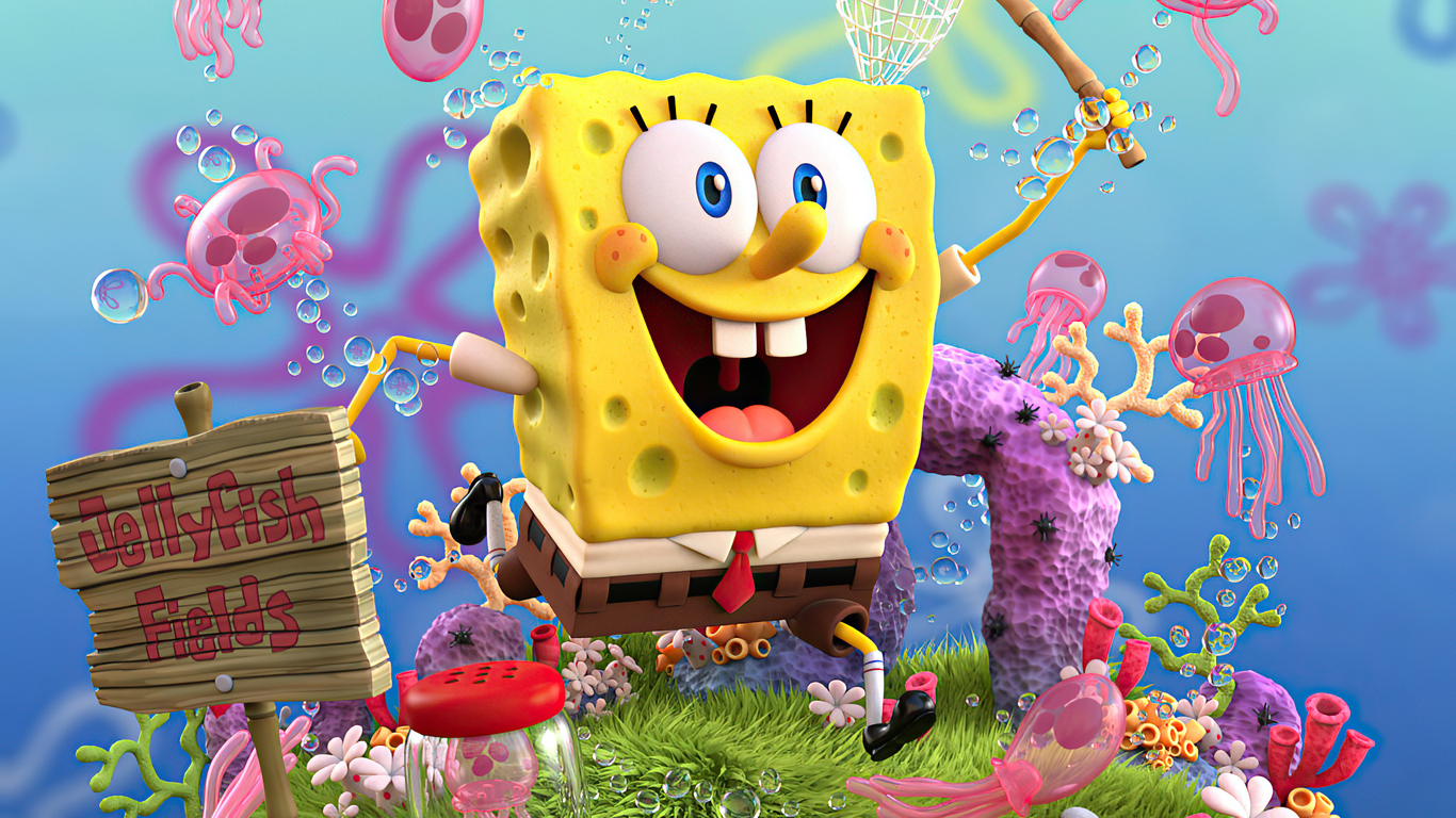 1366x768 SpongeBob SquarePants 4k 2020 1366x768 Resolution ...