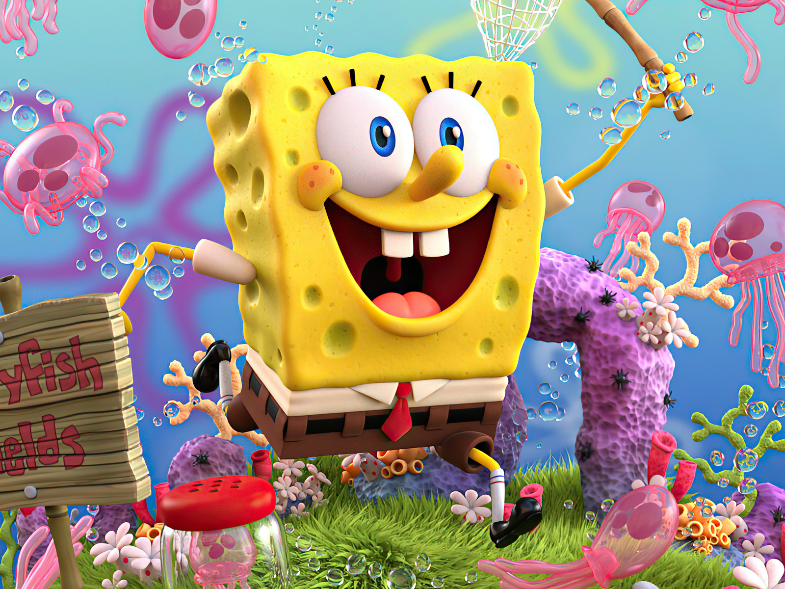 1600x1200 SpongeBob SquarePants 4k 2020 Wallpaper,1600x1200 Resolution ...