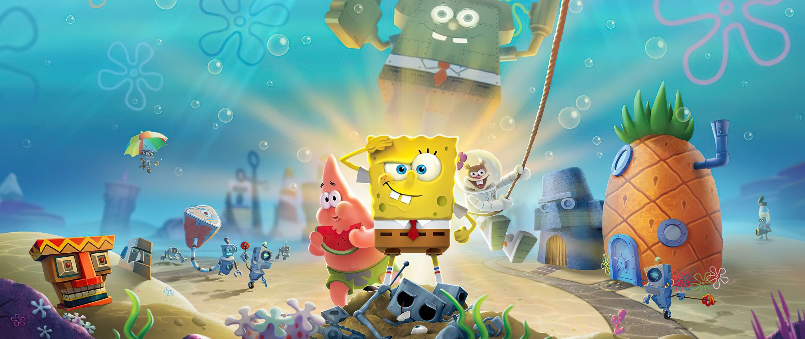SpongeBob-SquarePants-Battle-for-Bikini-Bottom-Rehydrated-wallpapers. ps4-g...