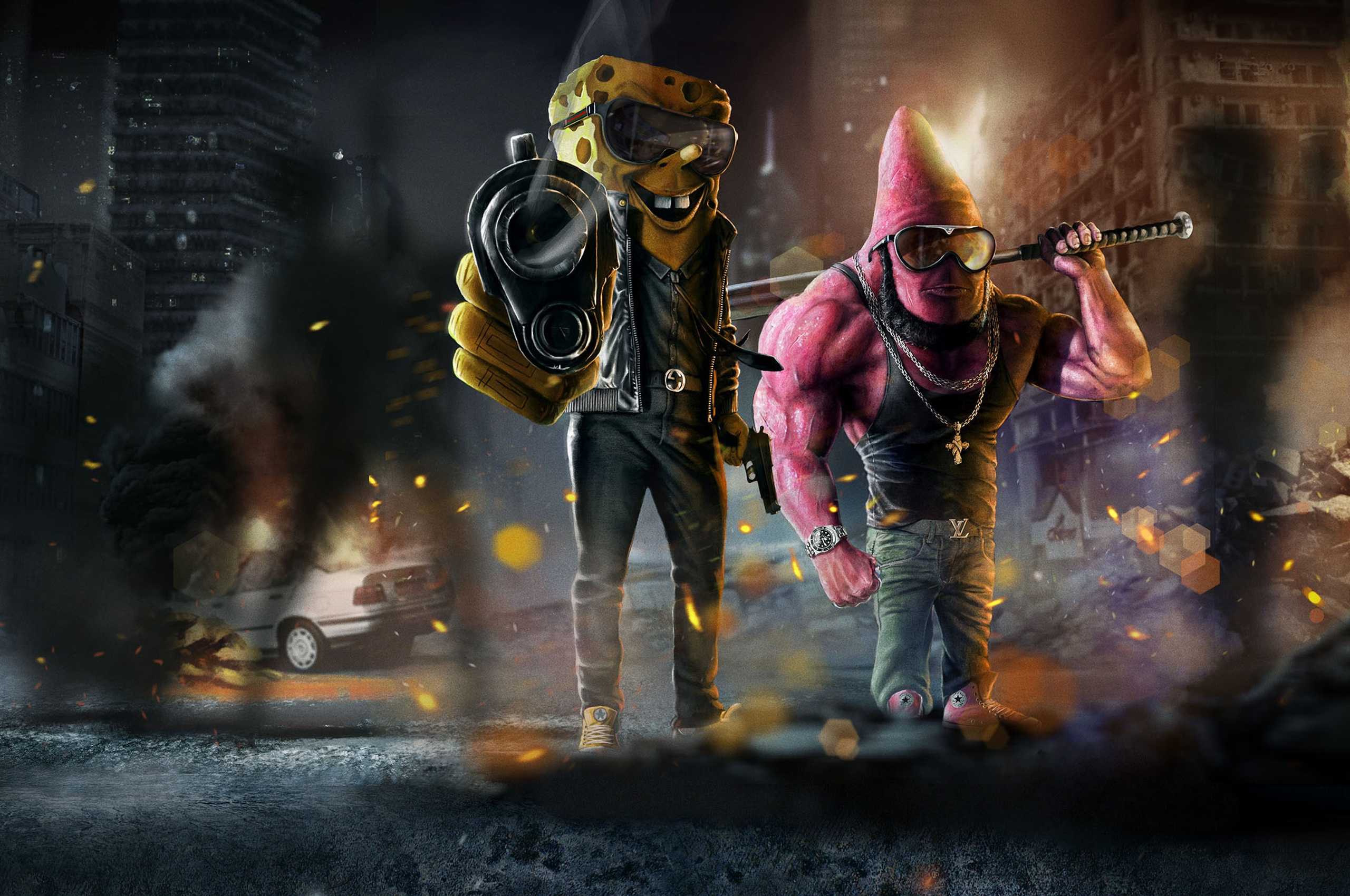 2560x1700 SpongeBob SquarePants HD Chromebook Pixel ,HD 4k Wallpapers