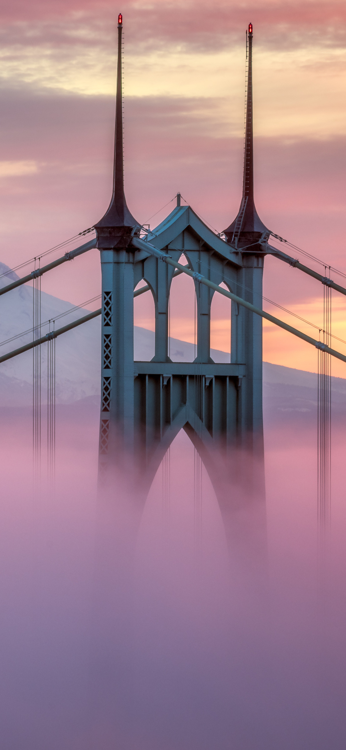 1125x2436 St Johns Bridge Of Portland Iphone XS,Iphone 10,Iphone X HD 4k  Wallpapers, Images, Backgrounds, Photos and Pictures